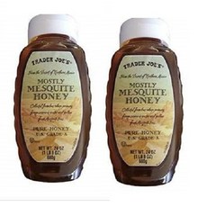 Trader Joe's Mostly Mesquite Honey from the Desert of Northern Mexico 트레이더조 모스틀리 메스키트 허니 꿀 24oz(680g) 2팩, 1개