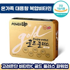 빠른배송추천 고려은단 비타민C 골드플러스 파워업 1130mg x 240정 대용량 멀티 종합 영양제 비타 씨 디 비오틴 비군 온 가족 선물 뼈 면역력 활력 피로 회복 도움 추천, 1박스