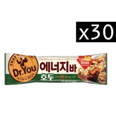 오리온 닥터유 에너지바 호두 40gx30개 (반박스), 40g, 30개