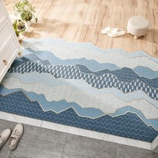 웰컴 카펫 문짝 풍경 러그 욕실 매트 계단 복도 미끄럼 방지 입, B.40cmx60cm