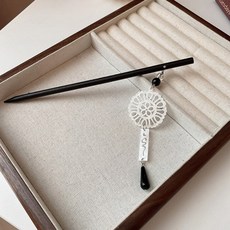 천연보석뒤꽂이