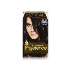 LOreal Superior Preference Fade-Defying Color + Shine System Cool Darkest Brown [3C] 1, One Size_-, One Size_-, 상세 설명 참조0