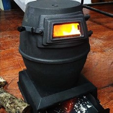 옛날 화목난로 주물장작난로 펠릿 캠핑 스토브 벽난로 군고구마 장작 나무 아궁이