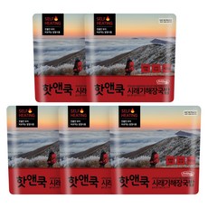 이지밥 핫앤쿡 시래기해장국밥 비화식 발열도시락 전투식량 등산도시락, 5개, 100g