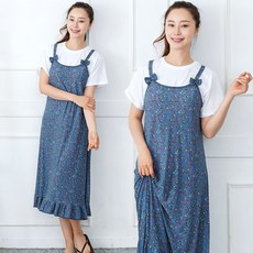 아이스쿨 끈나시 원피스 2종세트