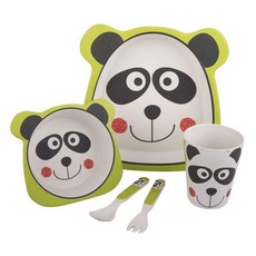 밤베코 뱀부 판다 키즈 식판 세트 Bambeco Bamboo Kids Meal Set Panda