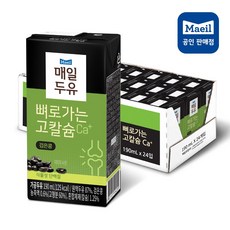 매일두유 뼈로가는고칼슘 검은콩, 190ml, 24개