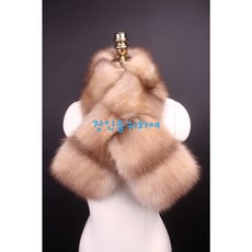 통세이블 크로스목도리(내추럴)