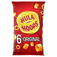 Hula Hoops 훌라훕스 오리지널 멀티팩 크리스프 스낵 144g 3팩, 3개