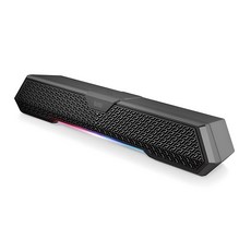 브리츠 게이밍 RGB 사운드바 블루투스 스피커 BR-MICBAR, 0 Br-Micbar, 0 블랙