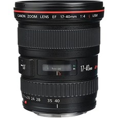 Canon 캐논 광각 줌 렌즈 EF17-40mm F4L USM 전체 크기 호환