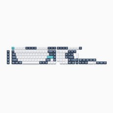 키크론 액세서리 더블샷 OSA 프로파일 PBT 키캡세트, Carbon Black, PBT-75-KR, 제조사축