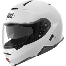 쇼에이 Shoei Neotec II 플립업 오토바이 헬멧 화이트 X라지(추가 사이즈 색상)