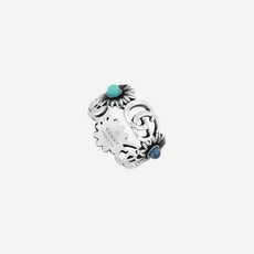 Gucci Double G Mother of Pearl Ring Silver, 개1개0개