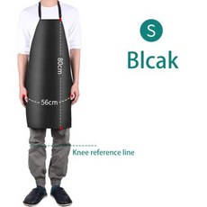 방수 내유성 가죽 수산 확대 두꺼운 주방 수통 레스토랑 노동 보호 가전 제품, BK S 80x56cm, 1개