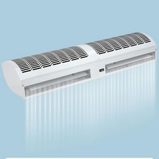 에어 커튼 상업용 실내 공기 팬 속도 조절 가능 강력한 도어 파리를 차단하는 송풍기 100cm39인치 흰색으로 쉽게 설치할 수 있습니다