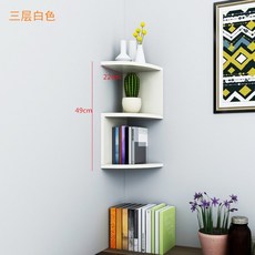 원목 틈새 코너장식장 모서리선반 거실코너장, A