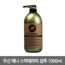 [우신] R&B (알엔비) 헤나 스파 테라피 샴푸 1000ml, 1L, 2개