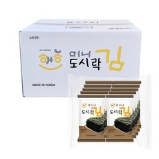 해농 미니도시락김 2g x 240봉 도시락김 조미김, 240개
