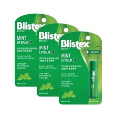 블리스텍스 민트 립밤, 4.25g, 3개