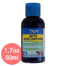 에이피아이 API 베타 워터 컨디셔너 50ml 1.7oz 베타 물갈이제 염소 중금속 제거 알로에 베라 함유 스트레스해소 미국 정품, 1개