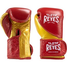 클레토 레예스 훅앤루프 복싱 글러브 10온스 레드골드