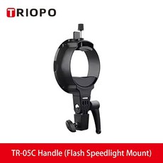 조명 삼각대 스피드 핸들 플래시 시리즈 TRIOPO 라이트 마운트 TR 05C K3 소프트박스용, 1개, 3) TR-05C