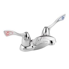 NMT 8800 Commercial M-BUTION 4 Inch Center Toilet Faucet 1.5 GPM Chrome - P0386000UNX3UQ0, 기본