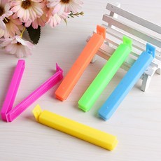 알뜰 봉지집게(5p) 봉지집게 밀봉집게 밀봉클립 밀폐집게 봉지클립 봉지마개 비닐집게 밀봉집게 키친클립 봉지캡 후드캡 밀폐용기 밀폐캡 멀, 5개