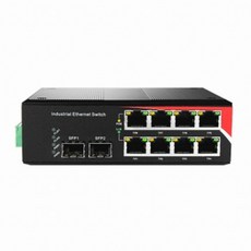 이지넷유비쿼터스 NEXT-POE1528GDT 스위칭허브 8포트 산업용 광스위치 2SFP + GbE 8TP POE Switch