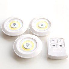 DH쇼핑 미니 무드등 LED 롱거라이트 3P 리모컨세트, 롱거라이트3P(SET)_주백색