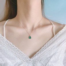 호박보석목걸이