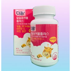 더팜 칼슘츄어블 플러스 아이조아 어린이 유아 키즈, 1개, 90정