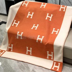 H로고 코스트코담요 차박이불 블랑캣 이케아담요, 귤색