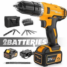SALEM MASTER Cordless Drill Driver 21V MAX Impact Drill - 3/8/436440, 상세내용참조, 상세내용참조