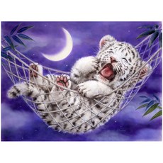 호랑이십자수도안