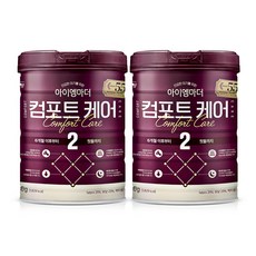 뉴 아이엠마더 컴포트케어 분유 2단계 / 배앓이분유, 2캔, 800g