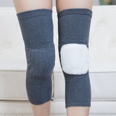 others 캐시미어 무릎 보호 대 보온 중 노년 추위 남자 여자 내 관절염 봄 여름 무 흔적 초 슬 림 방한 겨울 플러스 벨벳 그레이 M (80 - 120 근)