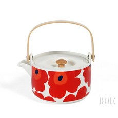 마리멧코 우닛코 티 포트 700ml레드 marimekko UNIKKO[선물]