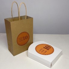 동전빵 1000개 십원 10원 빵 길거리음식 포장지 케이스, C 1000 금화 빵 토트백 항공배송변경, 1개