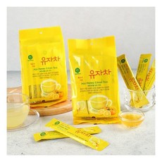제주앤팜 제주 유자차 375g 간편스틱형25gx15개, 1개, 15개입