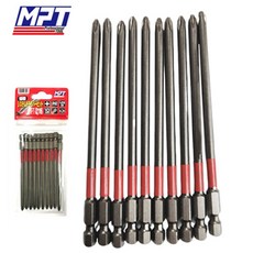 엠피티 MPT-2116 매거진비트 힐티 전용 롱비트 10EA단위 PH2X116 SMD57용 비트세트, 10개