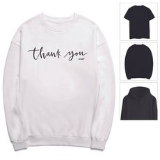 키밍 THANK YOU 티셔츠 기모 맨투맨 후드티 감사 인사