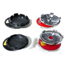 BBS 스타일링 액세서리용 자동차 휠 센터 허브 캡 로고 배지 블랙 실버 레드 골드 56mm 60mm 65mm 68mm 세트당 4 개, [10] 4pcs 65mm Black Gold, 4개