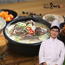 [KT알파쇼핑][팽현숙]옛날 순대국 10인분(육수5+토종순대2+국밥고기2)