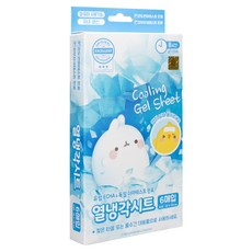 몰랑 열냉각시트 해열시트 영유아 성인 어린이겸용 냉찜질팩 열내림, 2개, 6개입