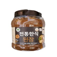 이바구촌 전통한식된장 3kg 메주100프로된장 메주콩된장 옛날전통된장 동해촌된장, 1개