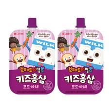 브레드이발소 키즈홍삼 포도야채 100ml x 20팩, 20개
