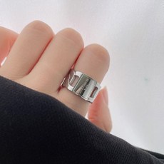 실버볼드반지