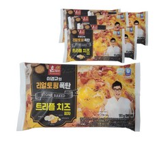 이경규 리얼 토핑 폭탄 미니 사각 치즈 1인용 피자 5팩